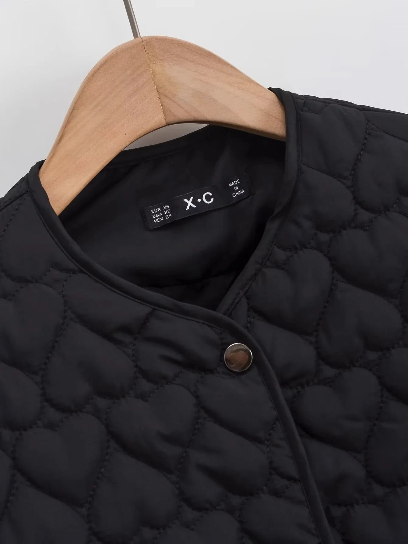 Casaco Acolchoado Feminino Coração