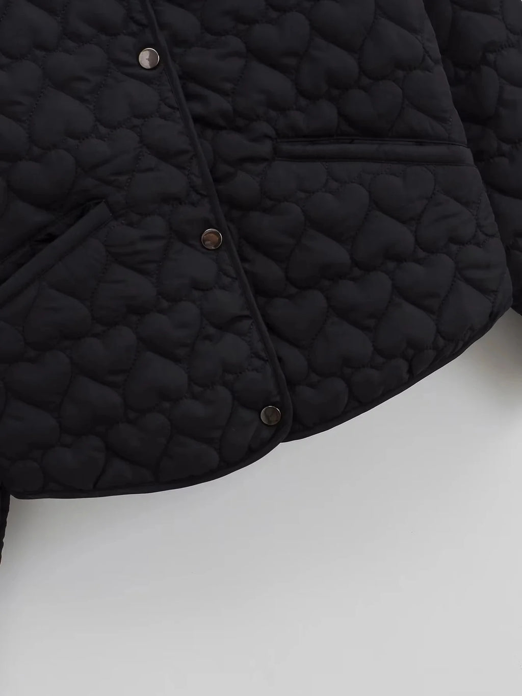 Casaco Acolchoado Feminino Coração