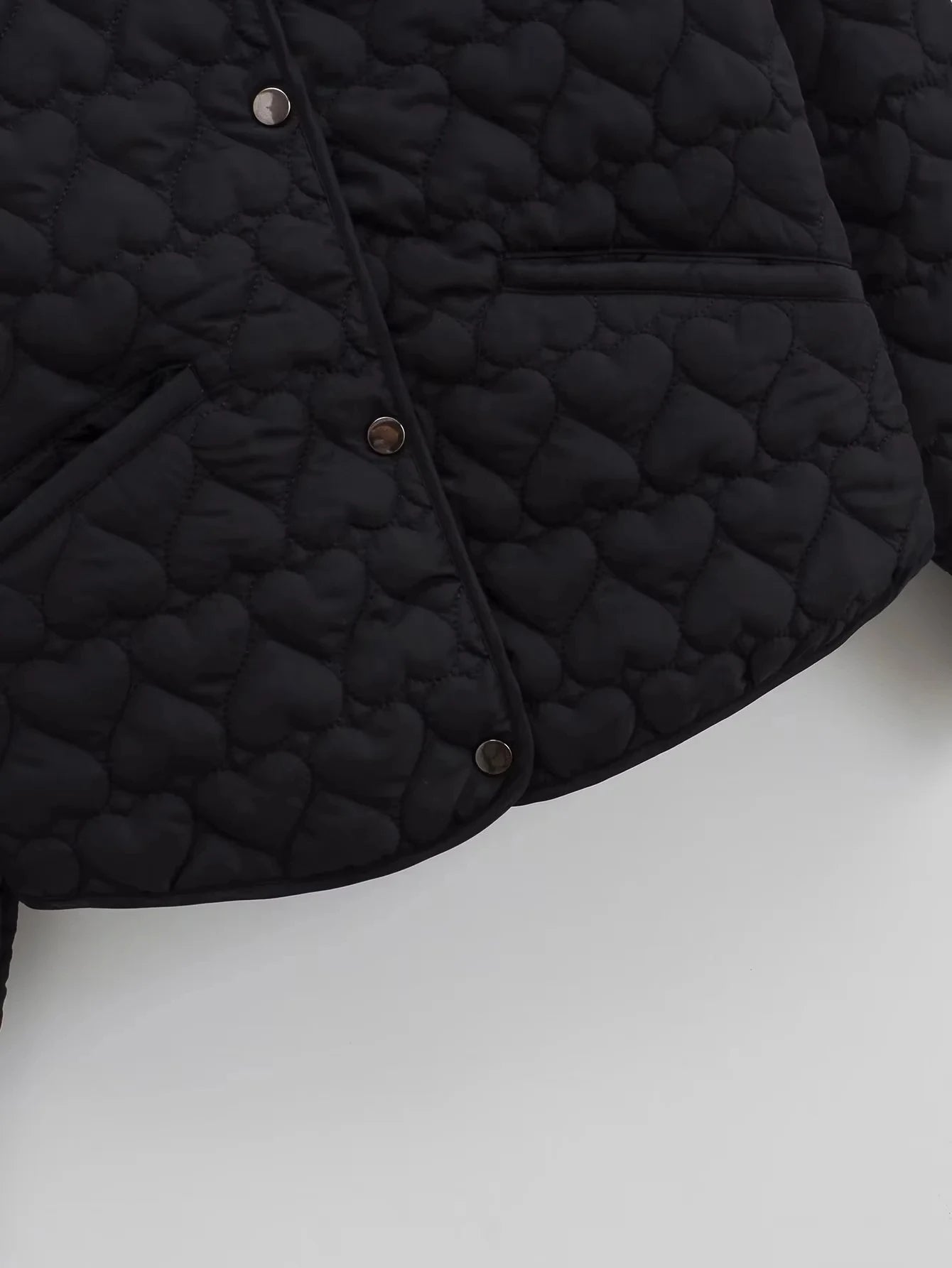 Casaco Acolchoado Feminino Coração