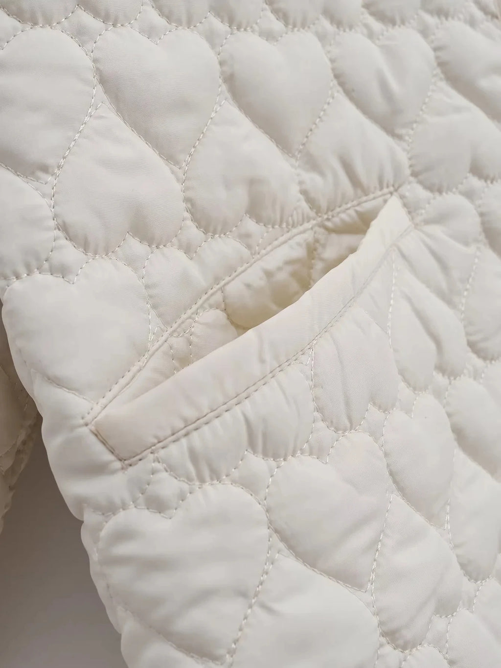 Casaco Acolchoado Feminino Coração