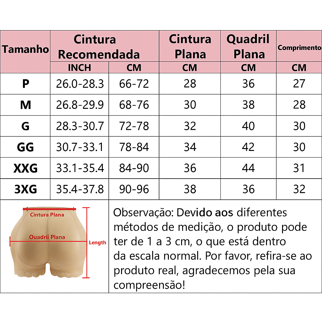 Calcinha Empina Bumbum
