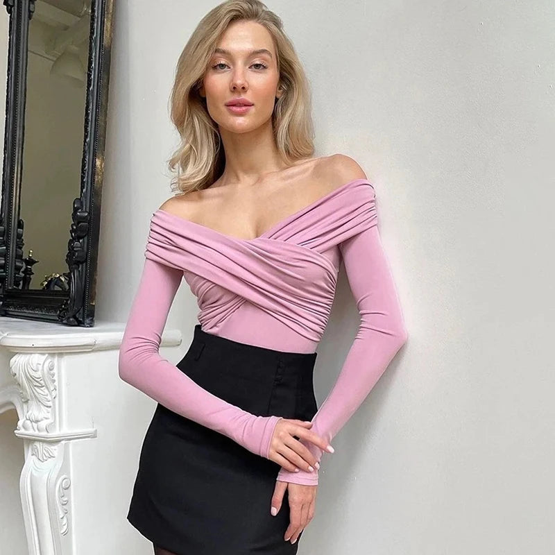 Body Manga Longa Preto