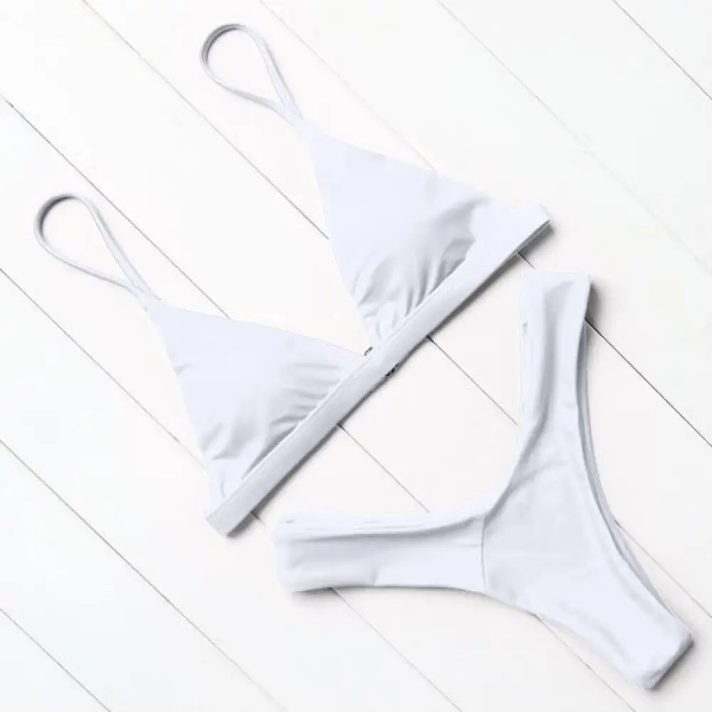 Biquíni Asa Delta Malibu Branco / P Biquíni Asa Delta Malibu