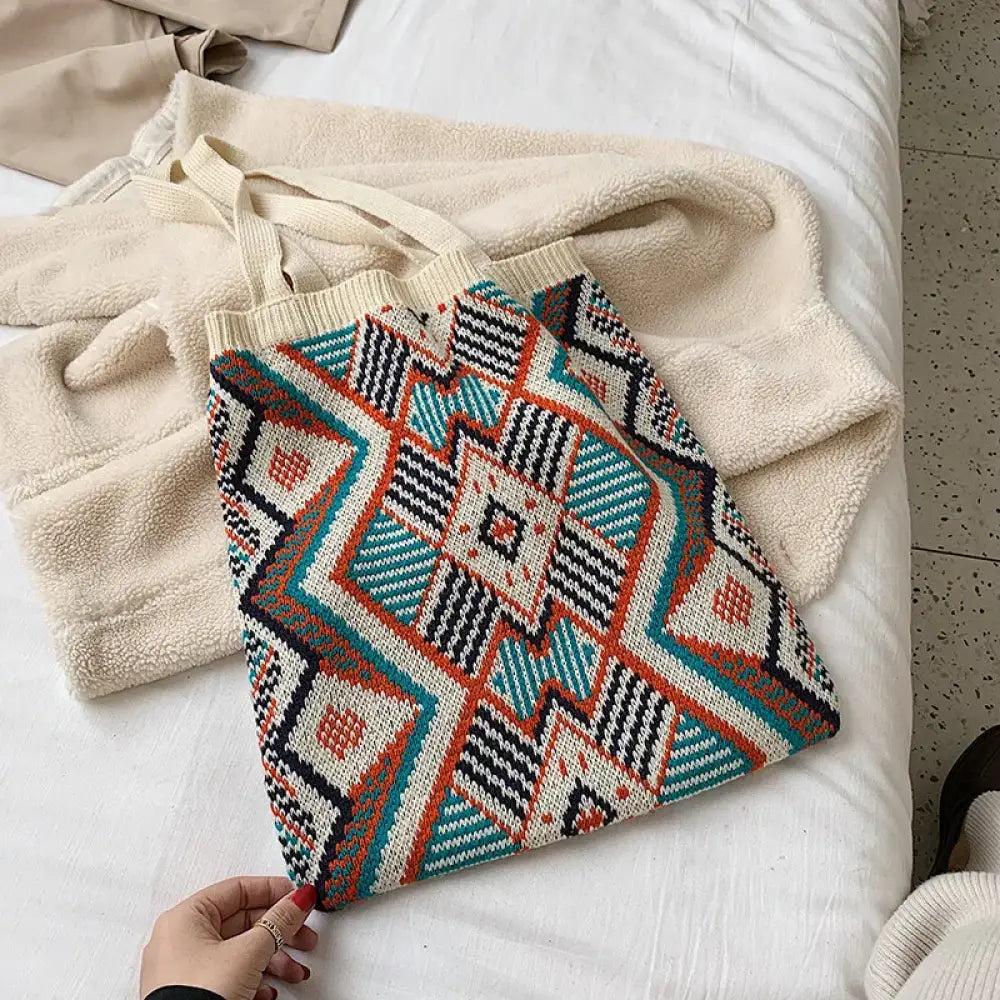 Bolsa Boho Chic em Crochê Luisa Bolsa Boho Chic em Crochê Luisa