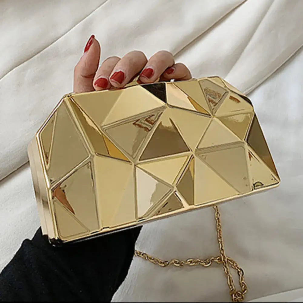 Bolsa de Festa Dourada Maisha Dourada Bolsa de Festa Dourada Maisha