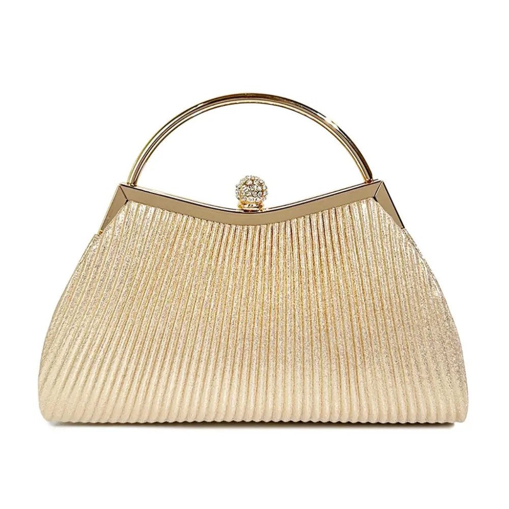 Bolsa de Festa Dourada Vick Bolsa de Festa Dourada Vick