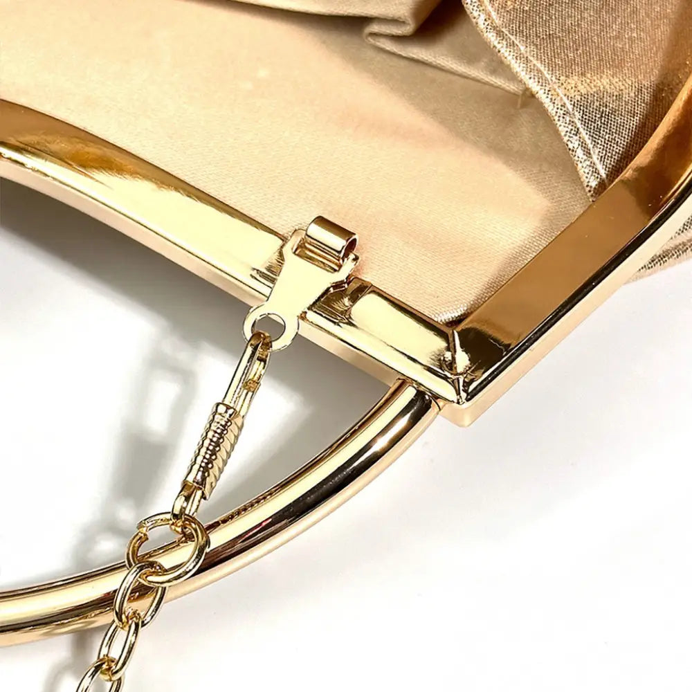 Bolsa de Festa Dourada Vick Bolsa de Festa Dourada Vick