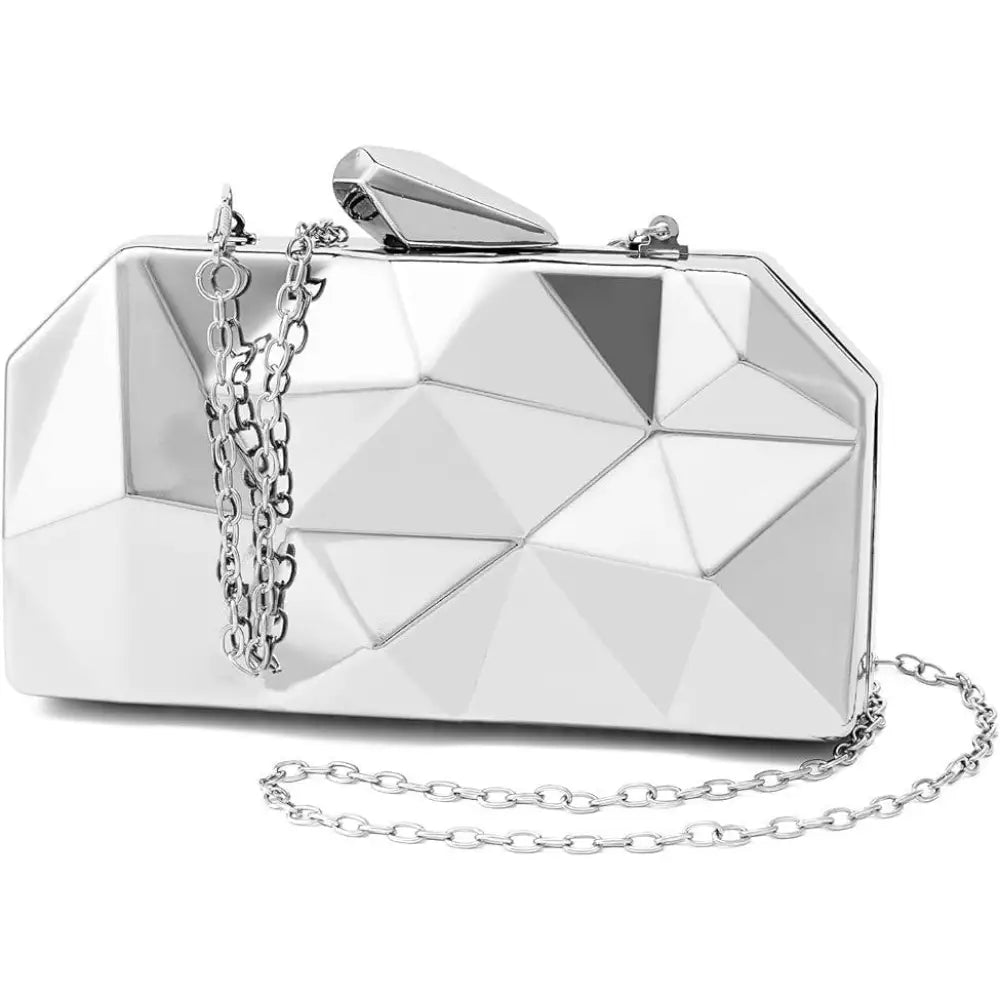 Bolsa de Festa Prata Paloma Prata Bolsa de Festa Prata Paloma