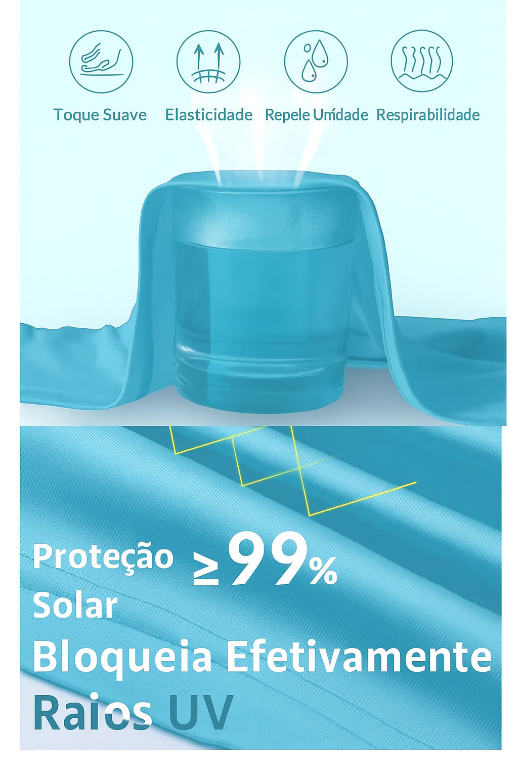 Camisa UV Masculina FPS 50+