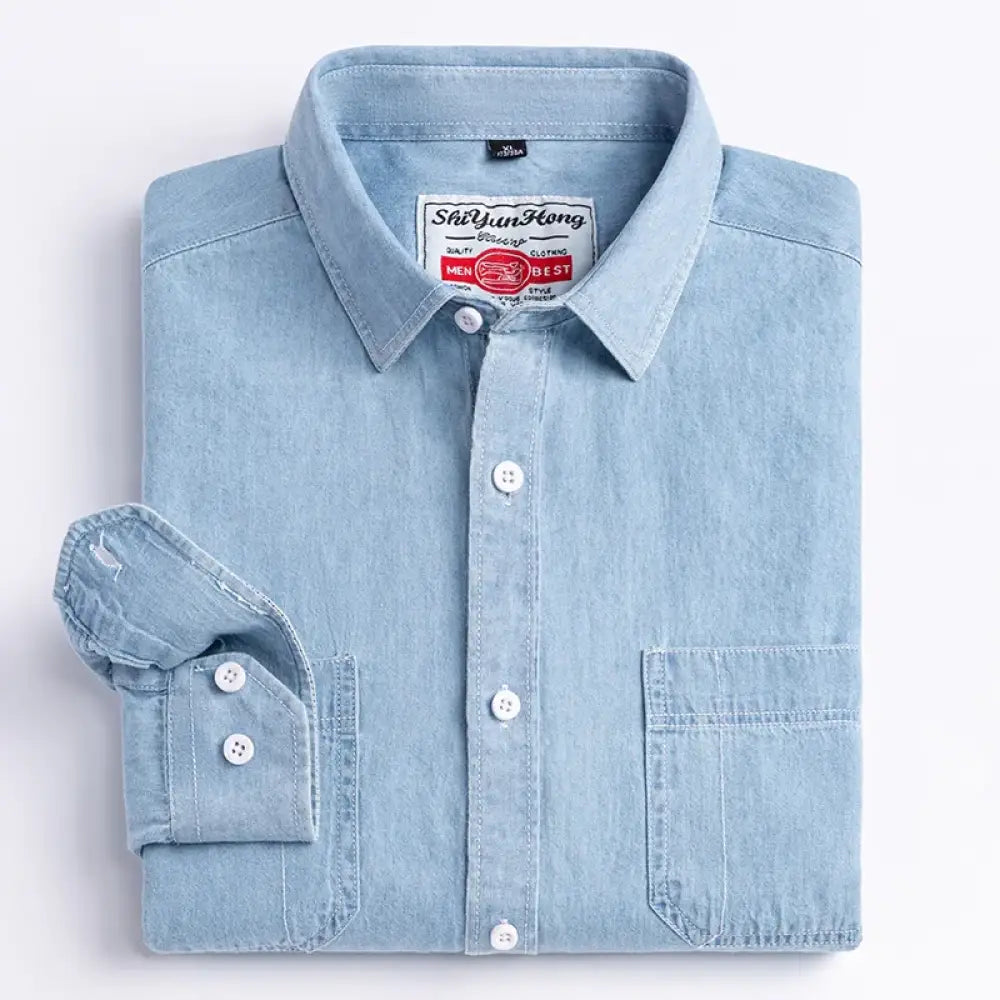 Camisa Jeans Masculina Camisa Jeans Masculina