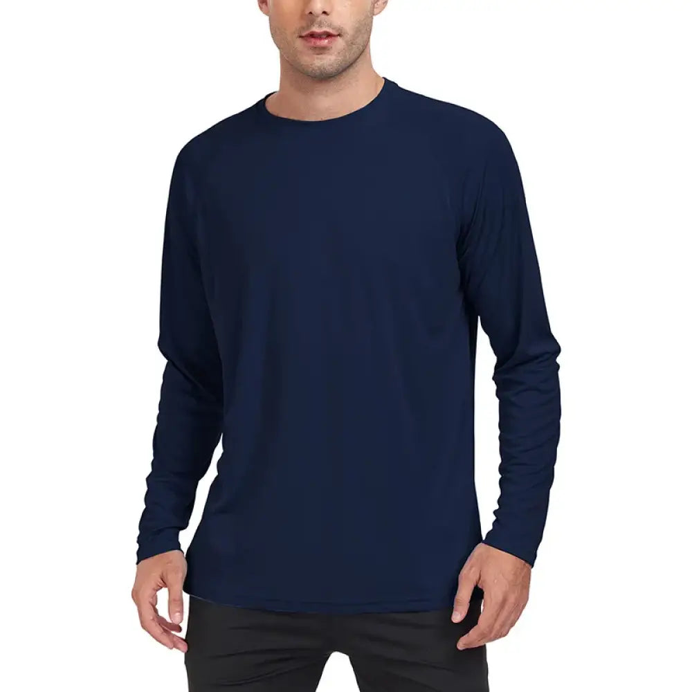 Camisa UV Masculina FPS 50 + Azul Marinho / P Camisa UV Masculina FPS 50 + 