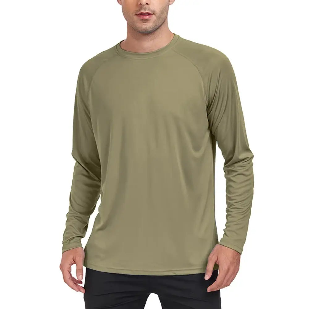Camisa UV Masculina FPS 50 + Cáqui / P Camisa UV Masculina FPS 50 + 