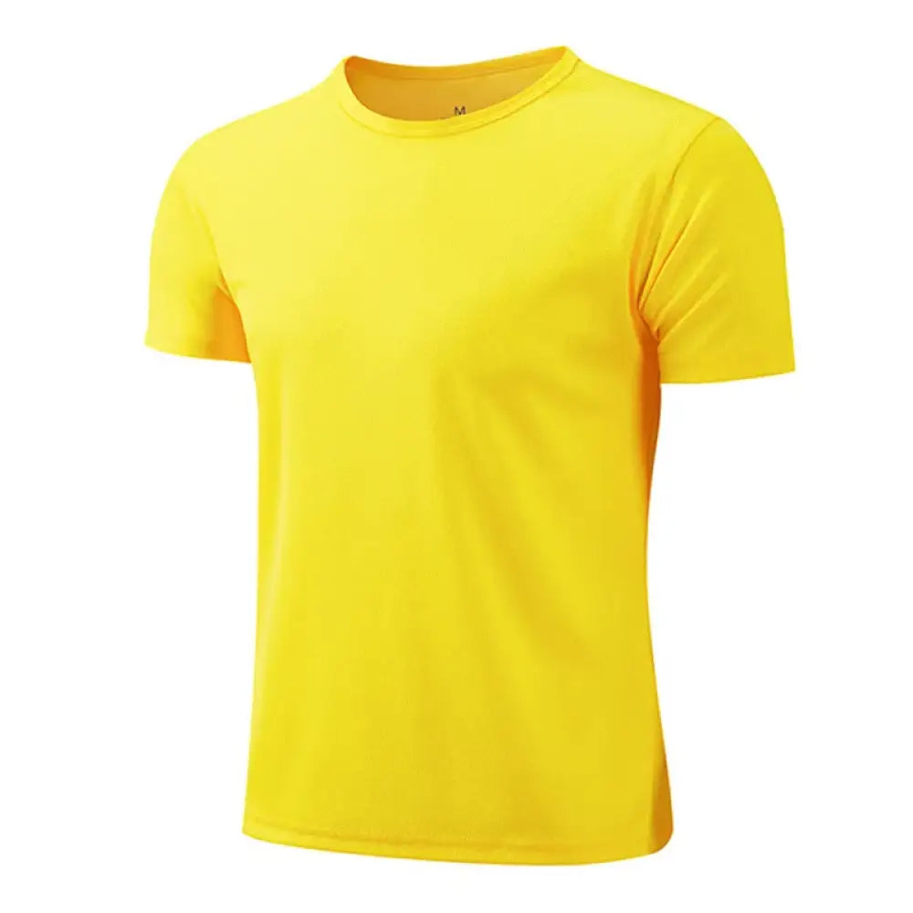 Camiseta Academia Masculina Amarelo / P (42-50kg) Camiseta Academia Masculina
