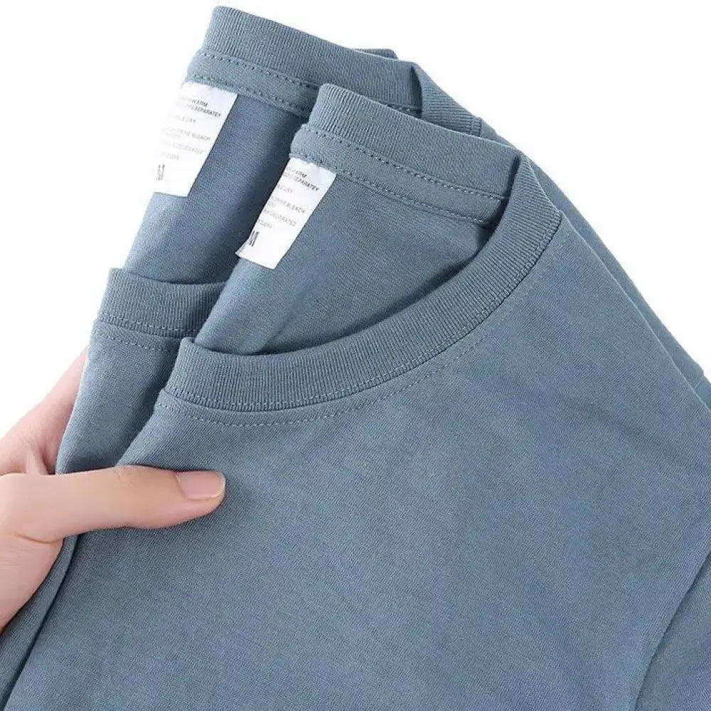 Camiseta Básica Masculina Azul Escuro / P 45-58kg Camiseta Básica Masculina