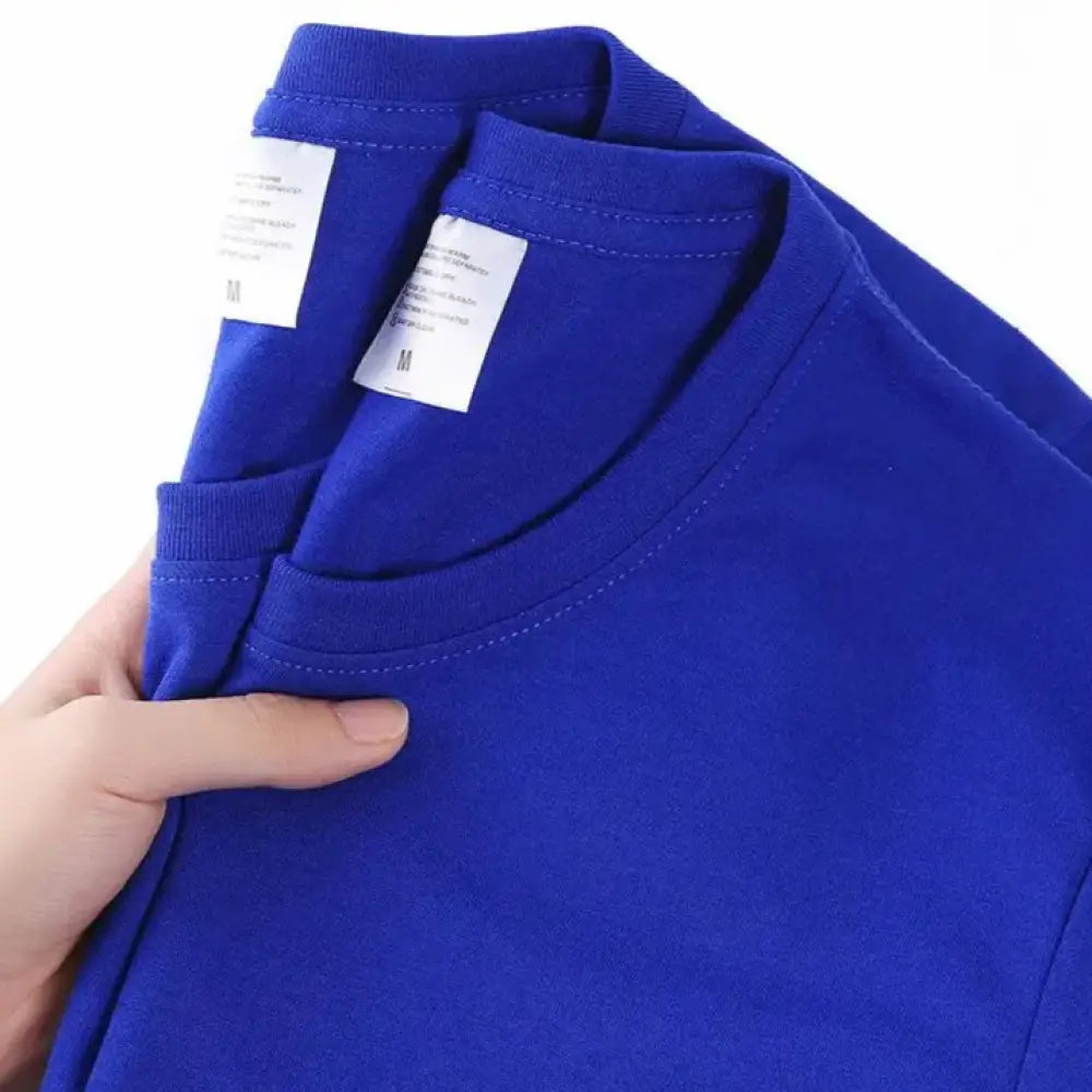 Camiseta Básica Masculina Azul Royal / P 45-58kg Camiseta Básica Masculina