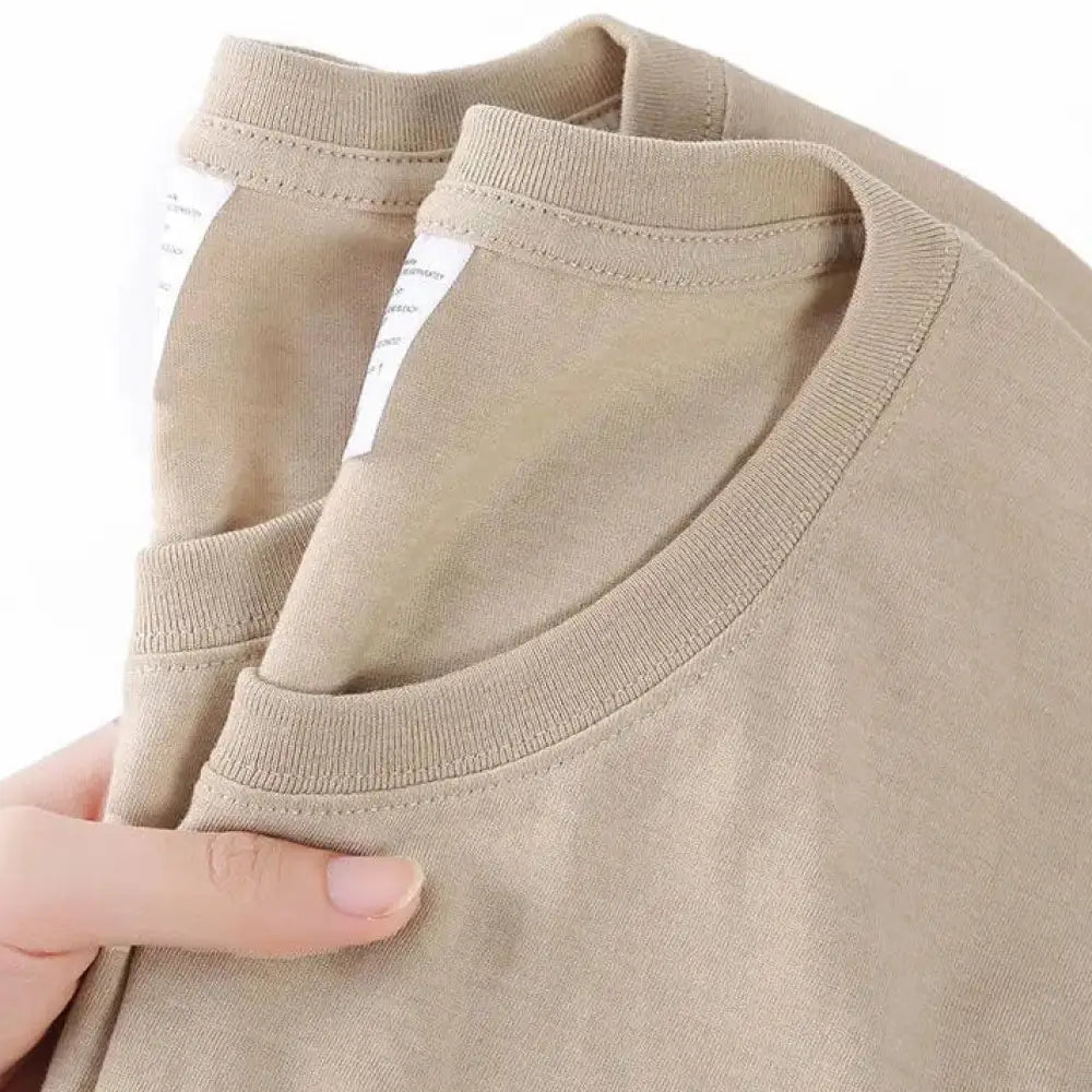 Camiseta Básica Masculina Bege / P 45-58kg Camiseta Básica Masculina