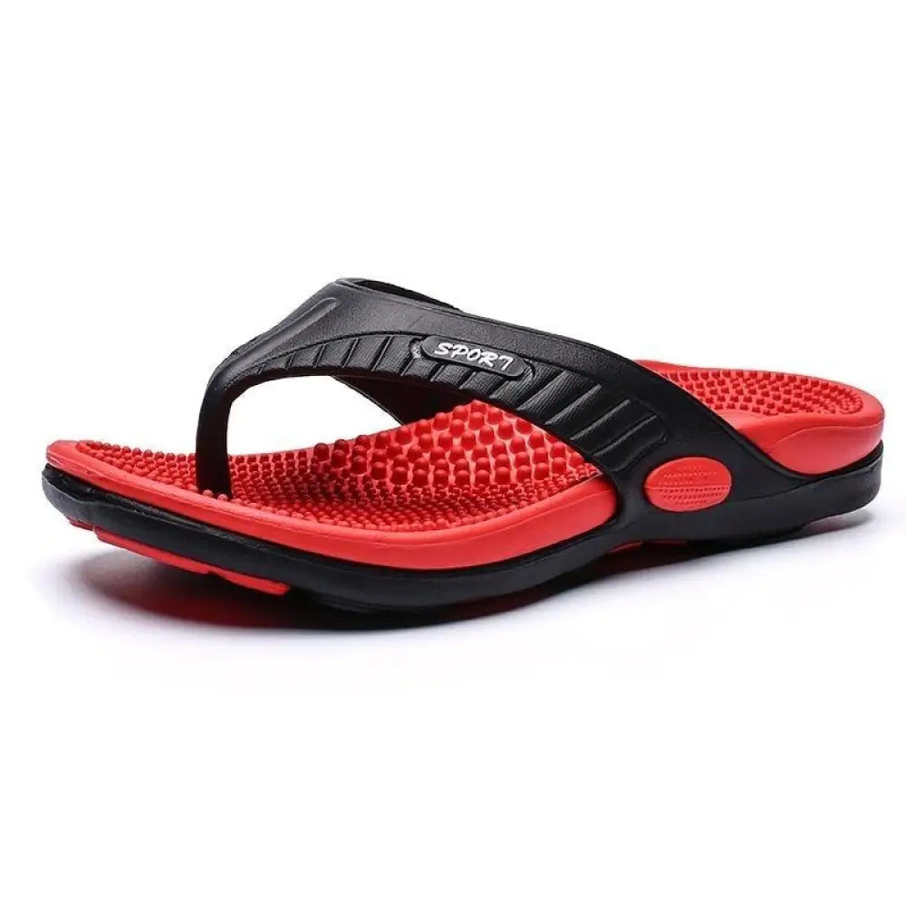 Chinelo Ortopédico para Esporão e Fascite Plantar Vermelho / 38 Chinelo Ortopédico para Esporão e Fascite Plantar