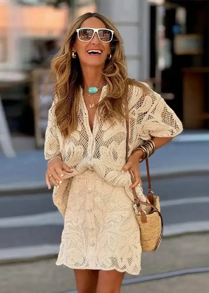 Conjunto Crochê Breast