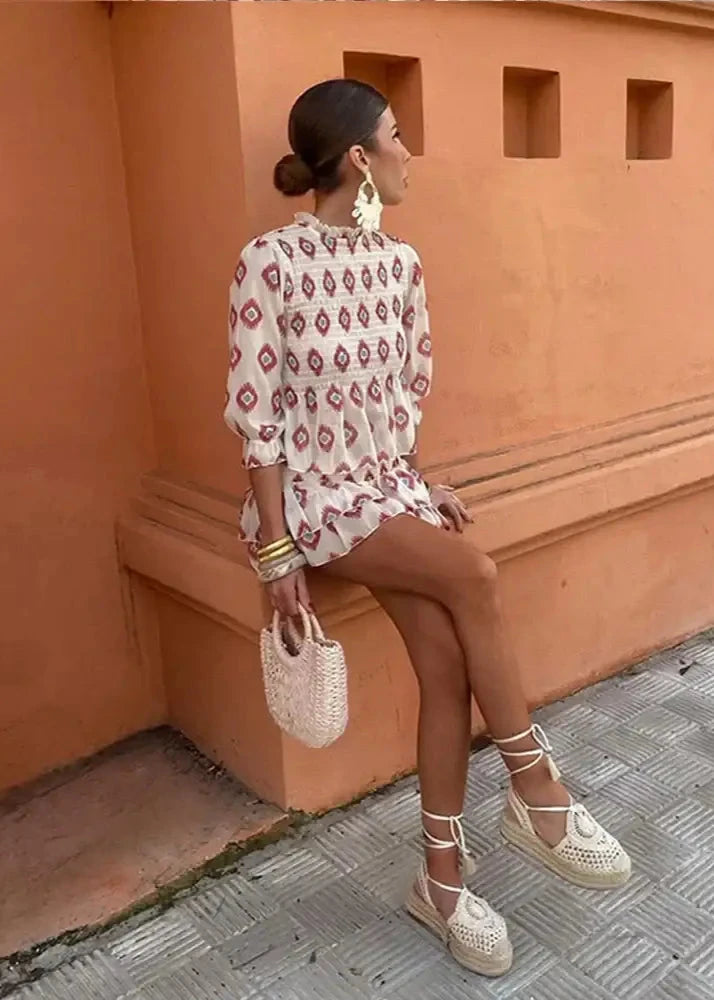 Conjunto Feminino Blusa E Saia Éden