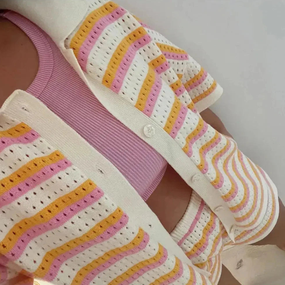 Conjunto Feminino Camisa E Short Breeze