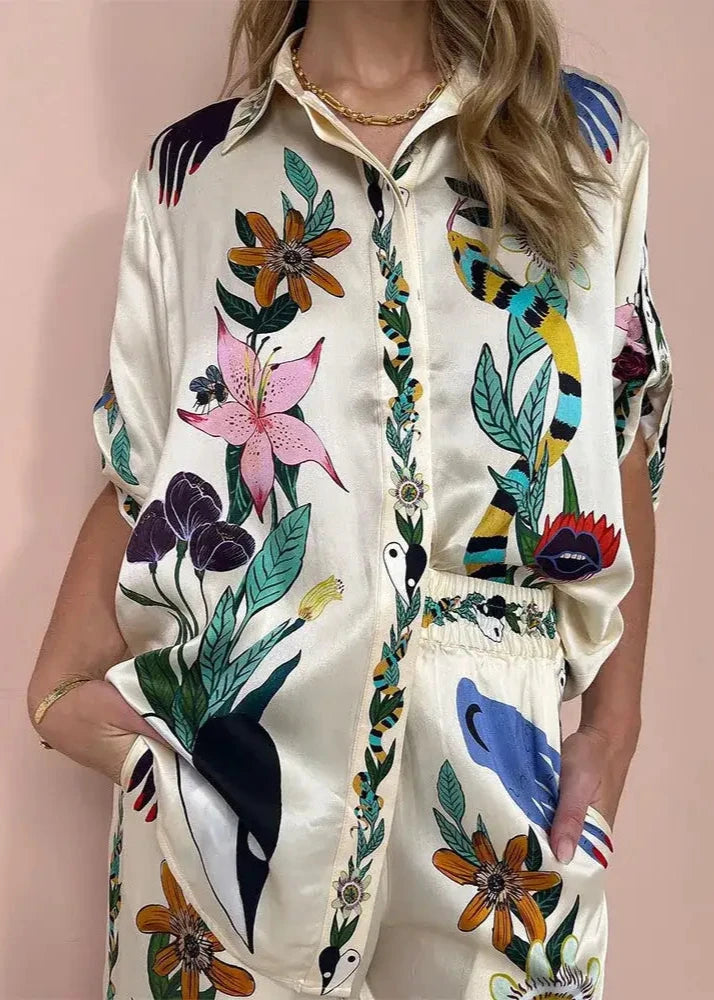 Conjunto Feminino Cetim Gleam