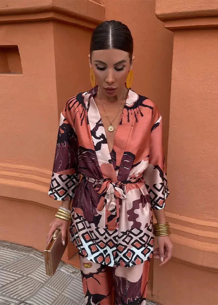 Conjunto Feminino Cetim Velvet