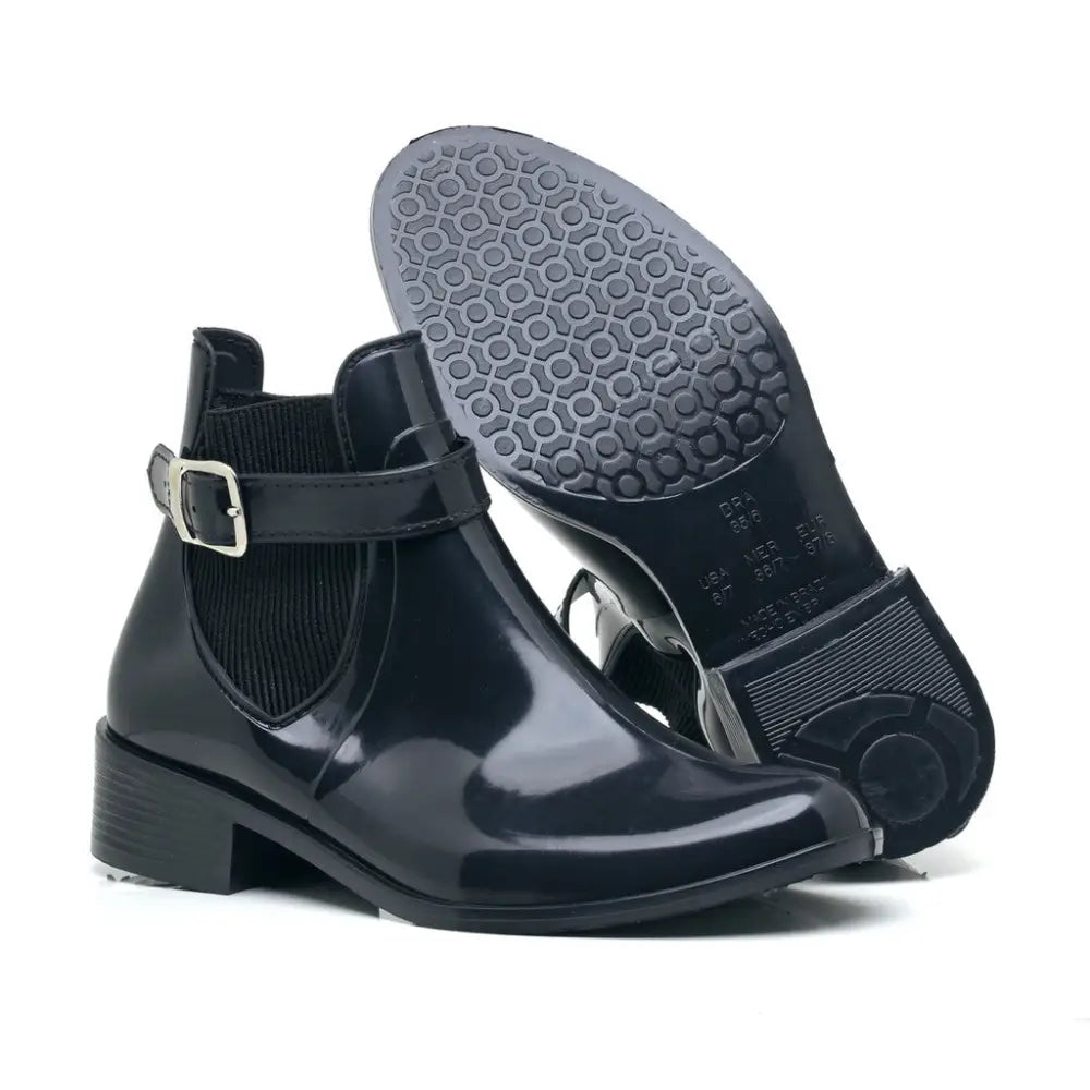 Kit 2 Pares Bota Galocha Impermeável Feminina Kit 2 Pares Bota Galocha