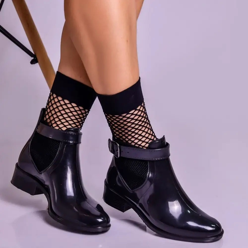 Kit 2 Pares Bota Galocha Impermeável Feminina Kit 2 Pares Bota Galocha