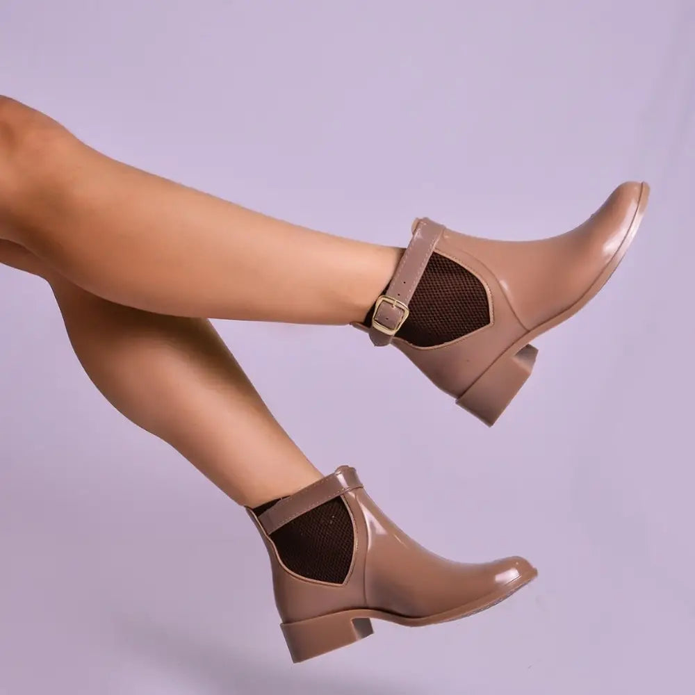 Kit 2 Pares Bota Galocha Impermeável Feminina Kit 2 Pares Bota Galocha