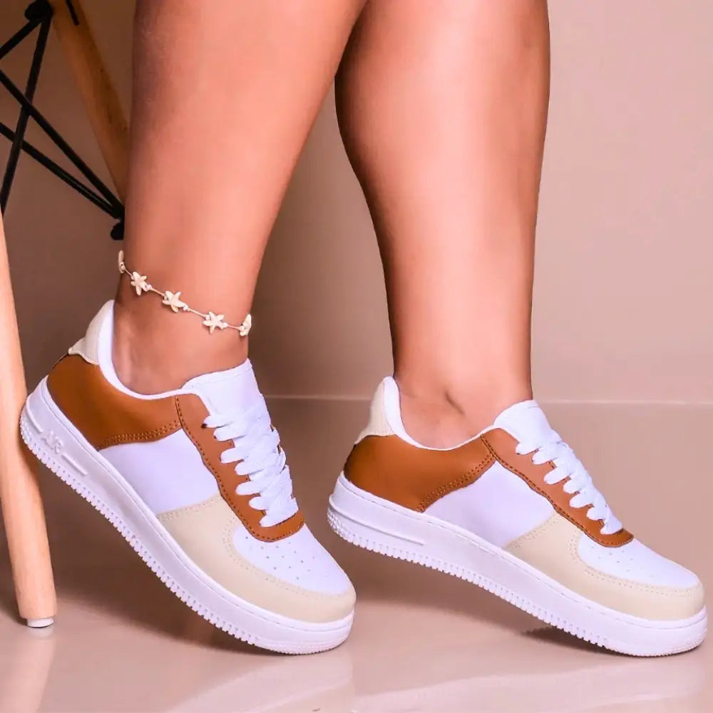 Kit 2 Pares Tênis Feminino Casual Confortável Kit 2 Pares Tênis Feminino Casual