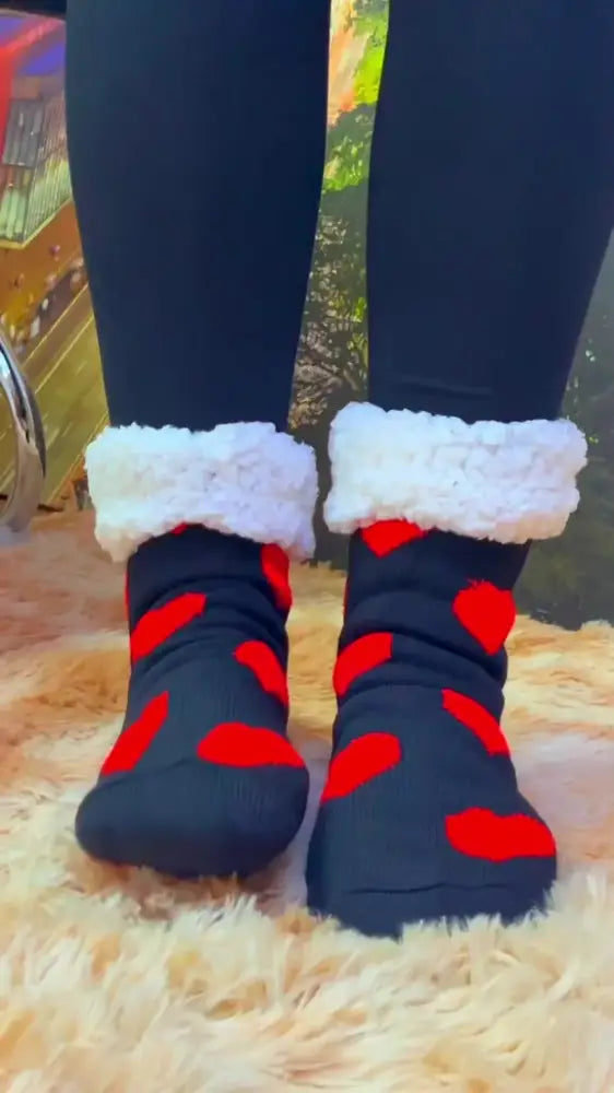 Meia de Lã Térmica Antiderrapante Meia de Lã Térmica Antiderrapante