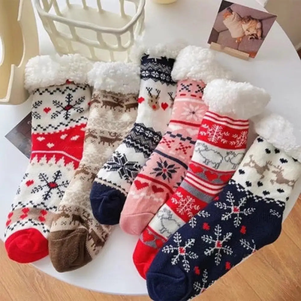 Meia de Lã Térmica Antiderrapante Meia de Lã Térmica Antiderrapante