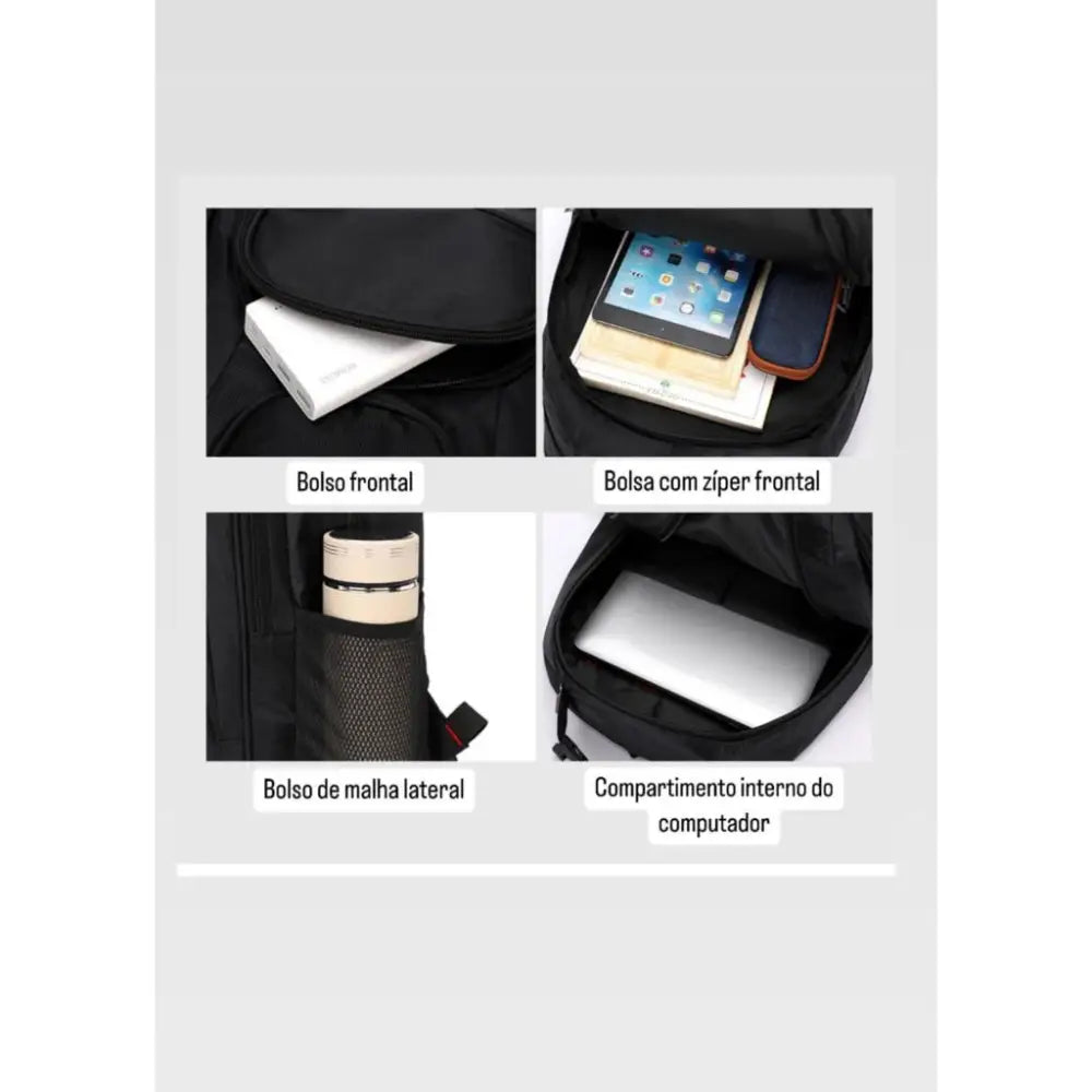 Mochila de Bordo para Viagem Unissex Mochila de Bordo para Viagem Unissex