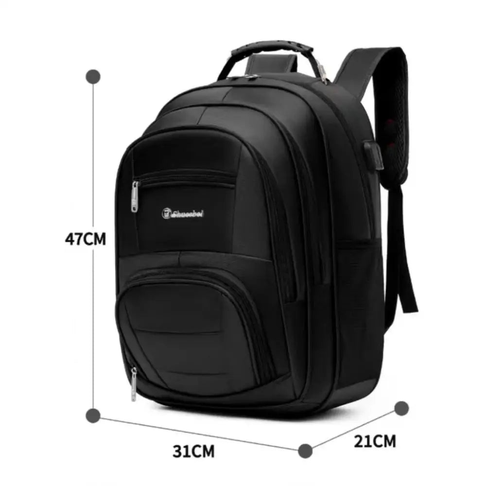 Mochila de Bordo para Viagem Unissex Preto 2 Mochila de Bordo para Viagem Unissex