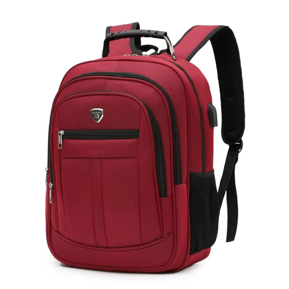 Mochila de Bordo para Viagem Unissex Vermelho Mochila de Bordo para Viagem Unissex