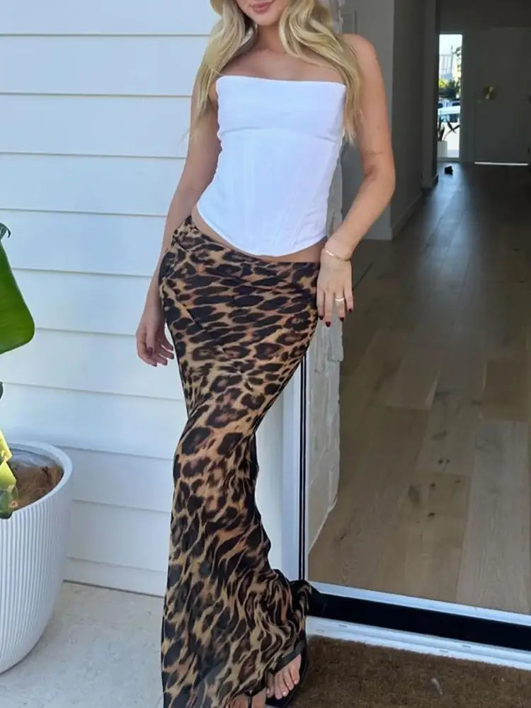 Saia Olinda Animal Print Saia Olinda Animal Print