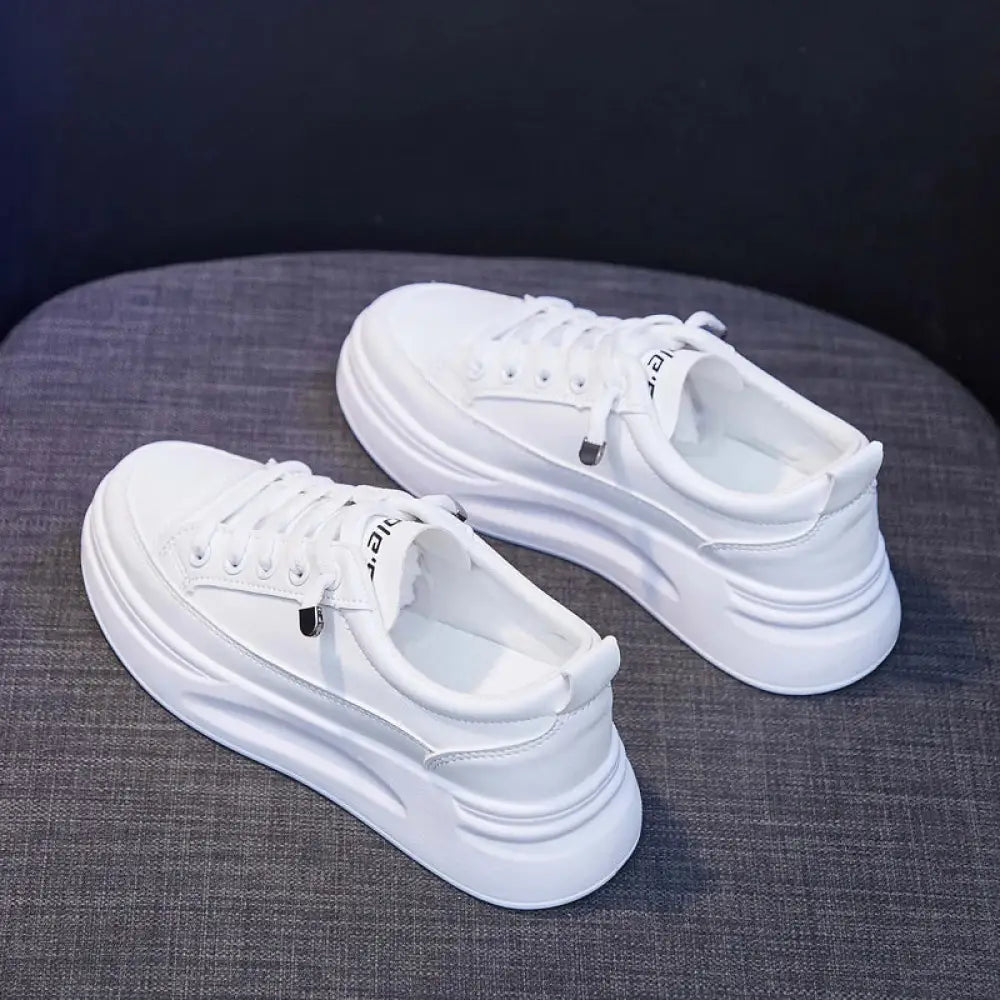 Tênis Plataforma Branco Sarina Tênis Plataforma Branco Sarina