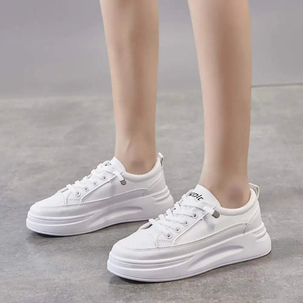 Tênis Plataforma Branco Sarina Tênis Plataforma Branco Sarina