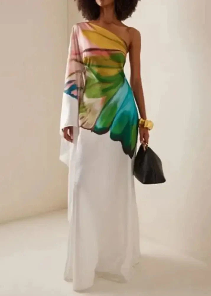 Vestido De Festa Longo Cetim Mila