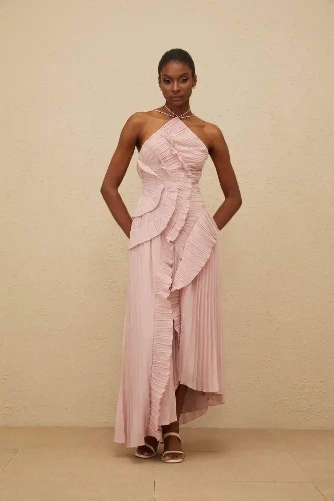 Vestido de Festa Longo em Camadas Monalisa Vestido de Festa Longo em Camadas Monalisa