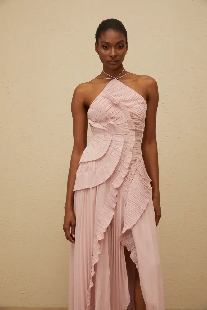 Vestido de Festa Longo em Camadas Monalisa Vestido de Festa Longo em Camadas Monalisa