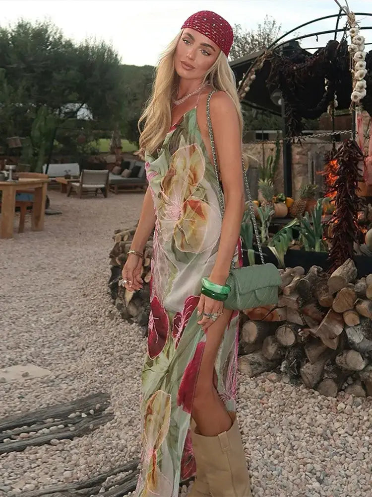 Vestido de Festa Longo Halter Vestido de Festa Longo Halter