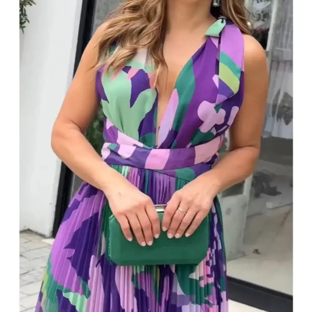 Vestido de Festa Longo Slit Vestido de Festa Longo Slit