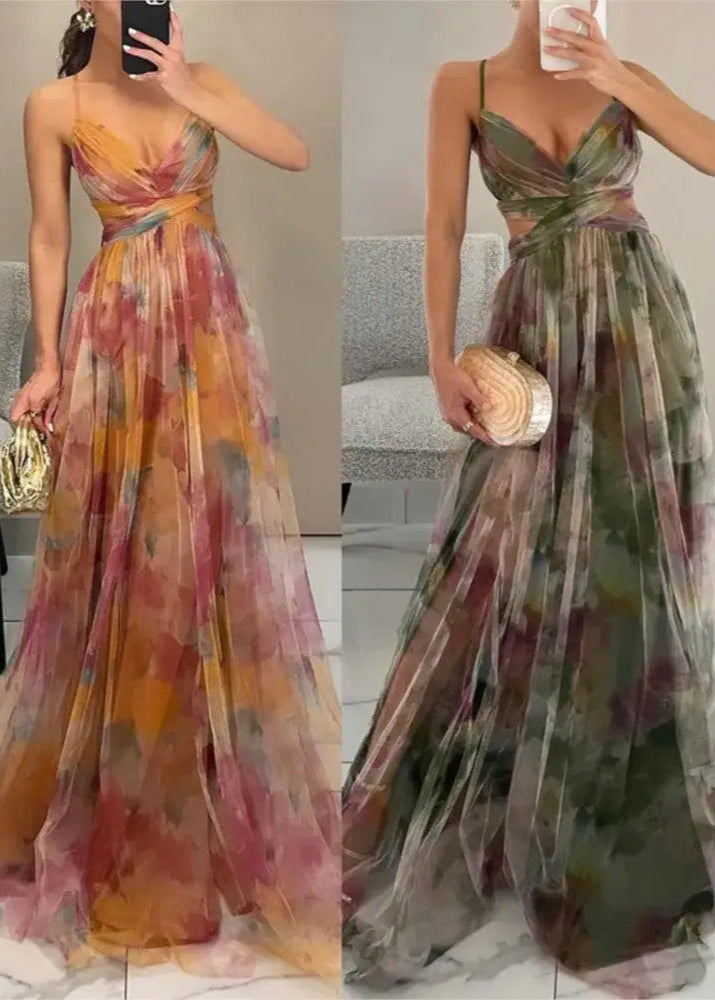 Vestido de Festa Longo Sun Vestido de Festa Longo Sun