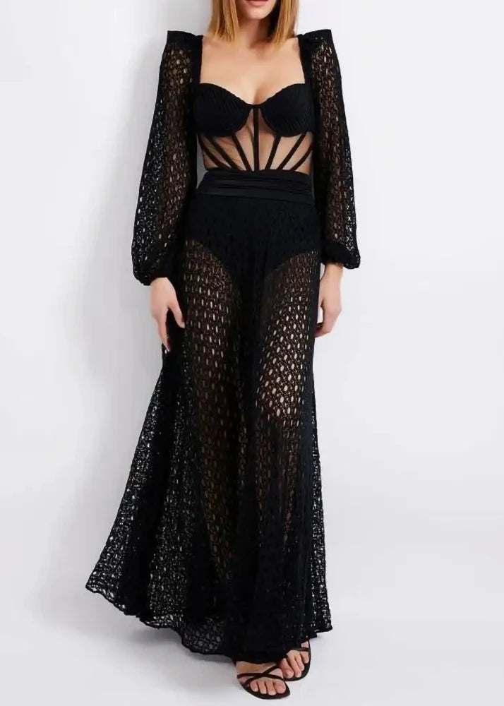 Vestido Hot Pants Fishbone Preto / P