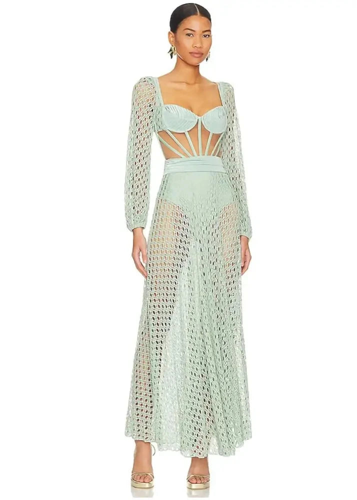 Vestido Hot Pants Fishbone Verde / P