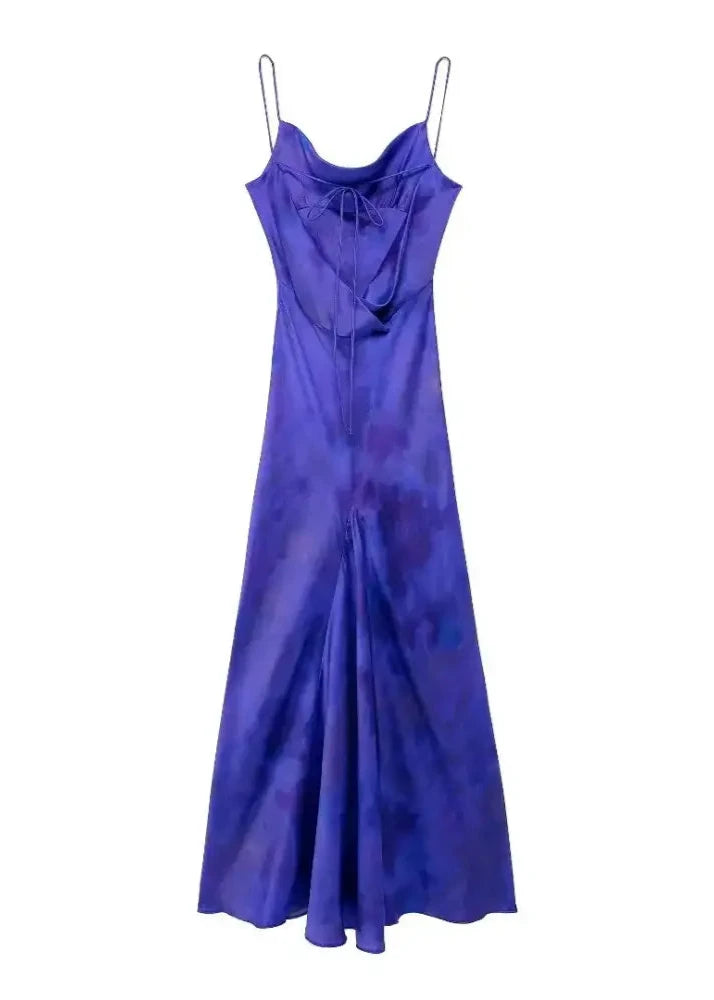 Vestido Longo Cetim Gaia