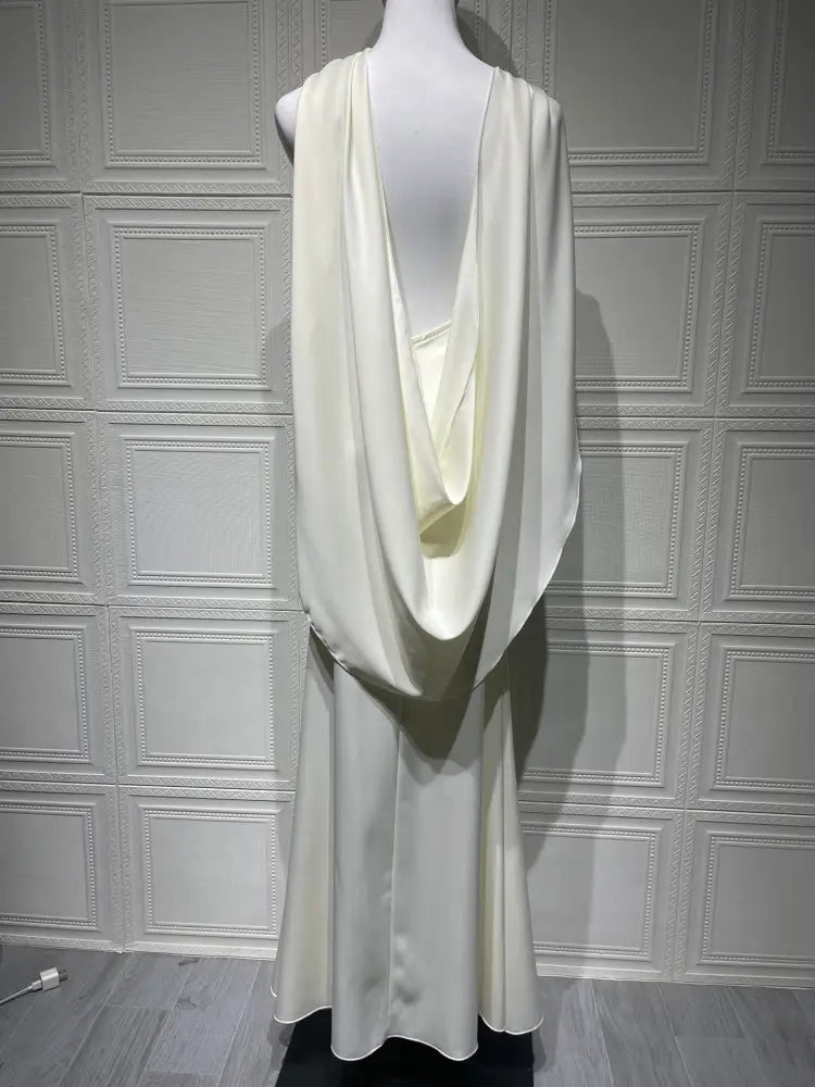 Vestido Longo Cetim Murano Vestido Longo Cetim Murano