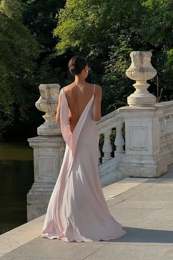 Vestido Longo Fluido Marina Vestido Longo Fluido Marina