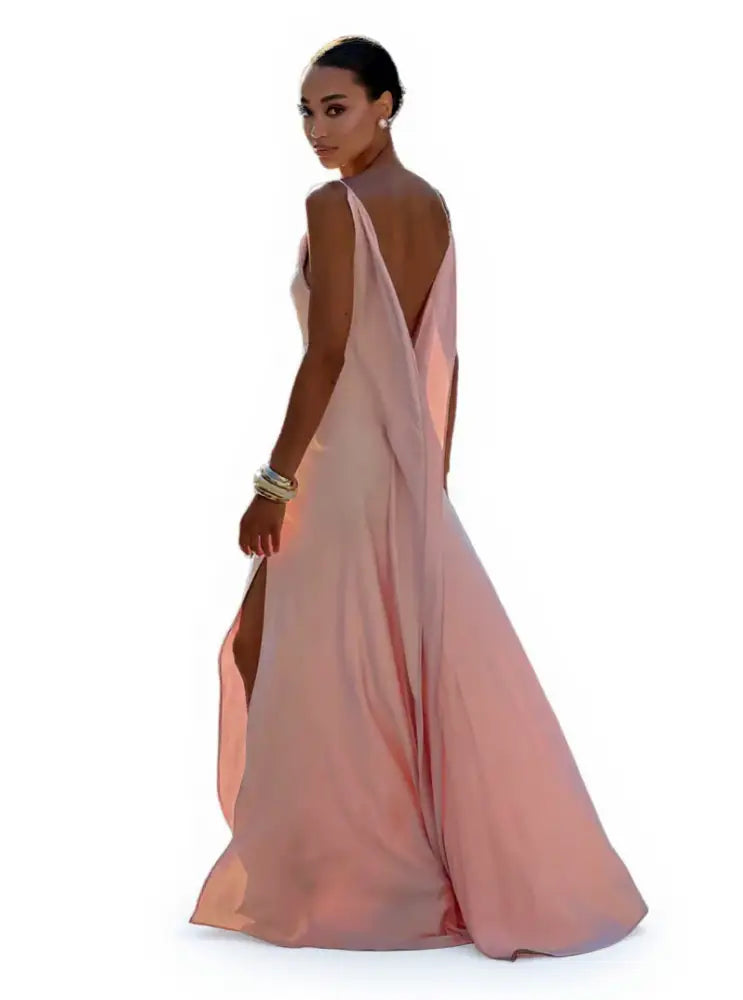 Vestido Longo Fluido Marina Vestido Longo Fluido Marina